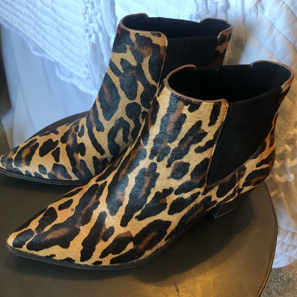 Leopard Booties